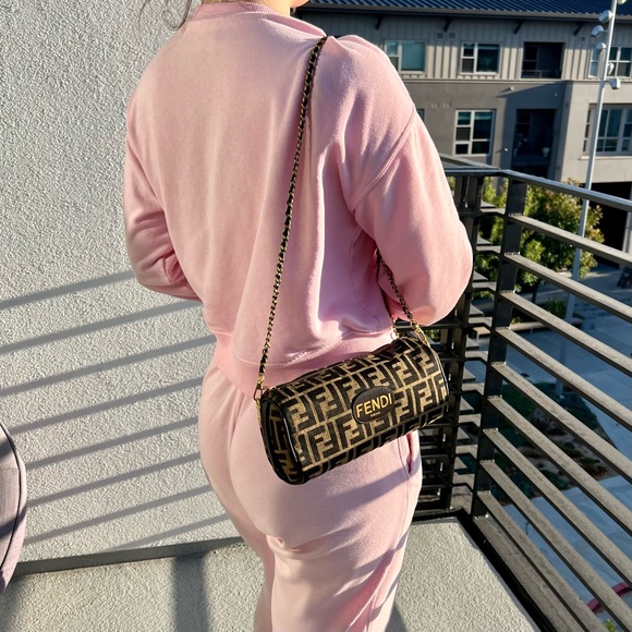 Fendi Zucca Baguette Bag Zucchino - Picture 9 of 9